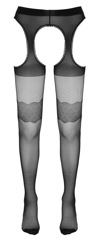 Strumpfhose Band XL Suspender Tights