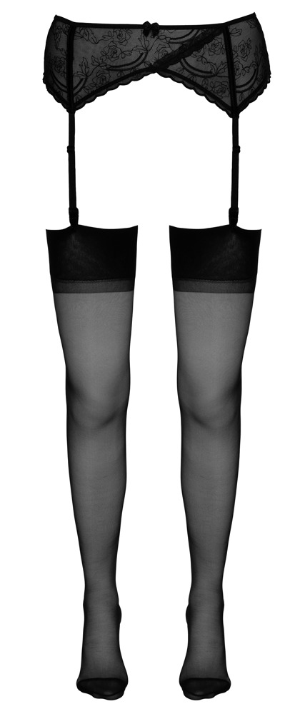 Stockings with seam black 7