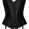 Corsage schwarz XL