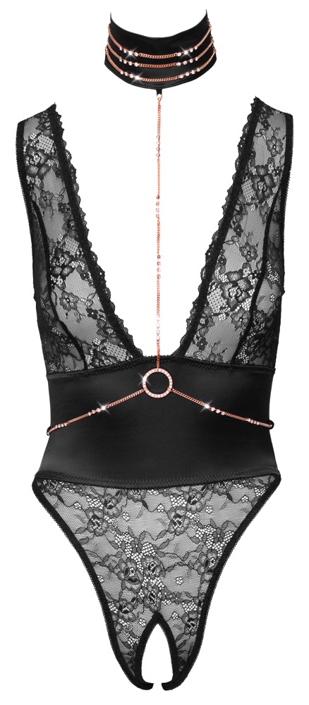 Abierta Fina Body Strass M