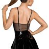 Vinyl Mini Dress XL