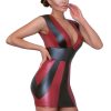 Dress red/black XL Cottelli PARTY