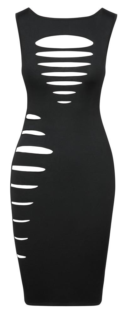 Cottelli PARTY Kleid Cuts sw XL