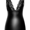 Noir Kleid Spitze XL