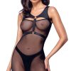 Set - Boutique Anelma Netz-Minikleid