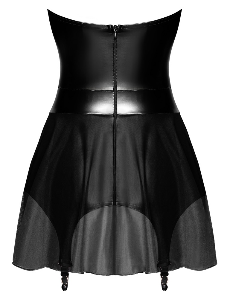 Noir Kleid Straps XL