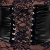 Noir Kleid Spitze XL