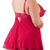 Babydoll rot 4XL