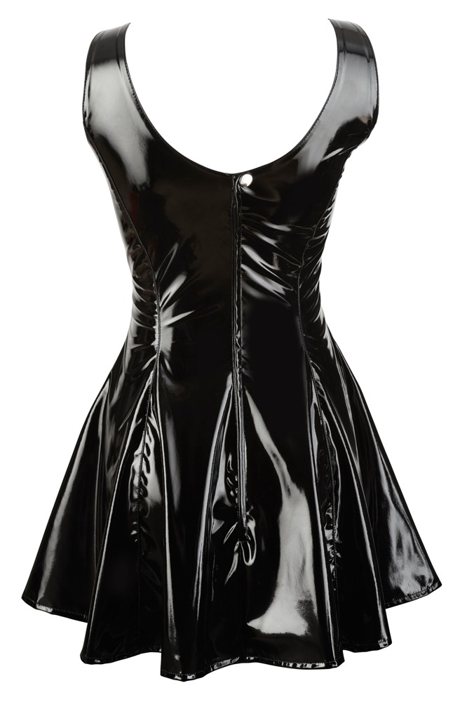 Lack Kleid schwarz 2XL