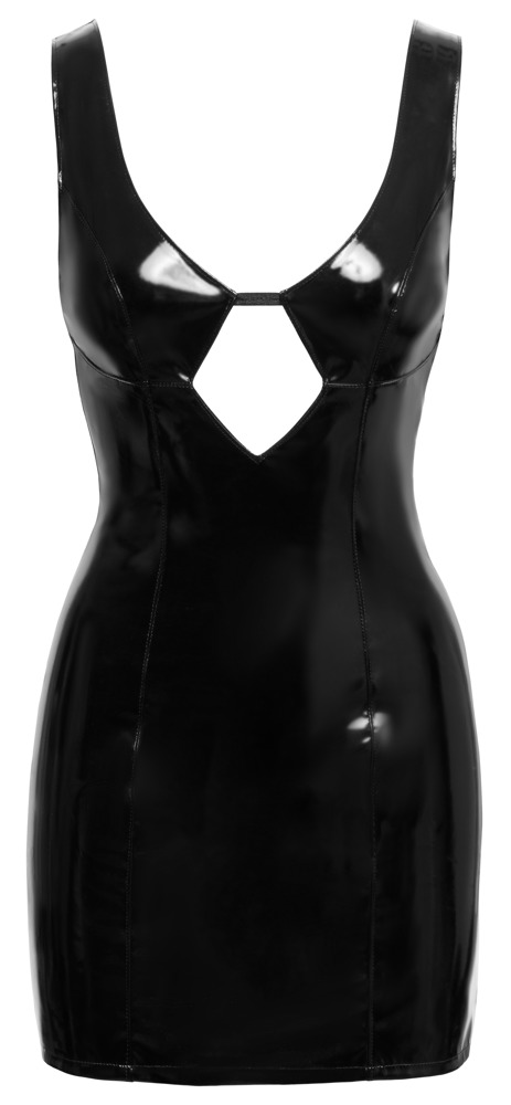 Black Level Lack Kleid schwarz L
