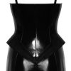 Kleid aus Lack