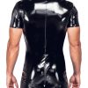 Men's Short Vinyl Playsuit 3XL