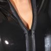Kleid aus Latex Latex Dress Zip L