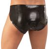 Slip Latex Men's Briefs black M/L
