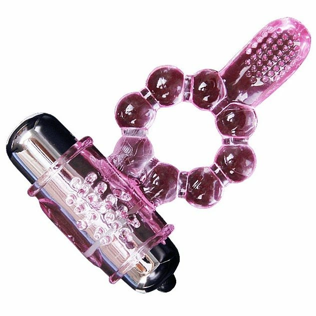 Silicone Ring 10 Vibration Modes Pink Flexible Intimate System