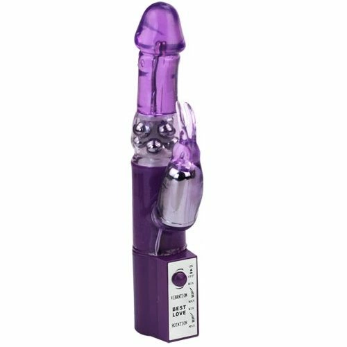Hot Lady II Rabbit Pearl Rotator Dual-Action Intimate Device 24cm