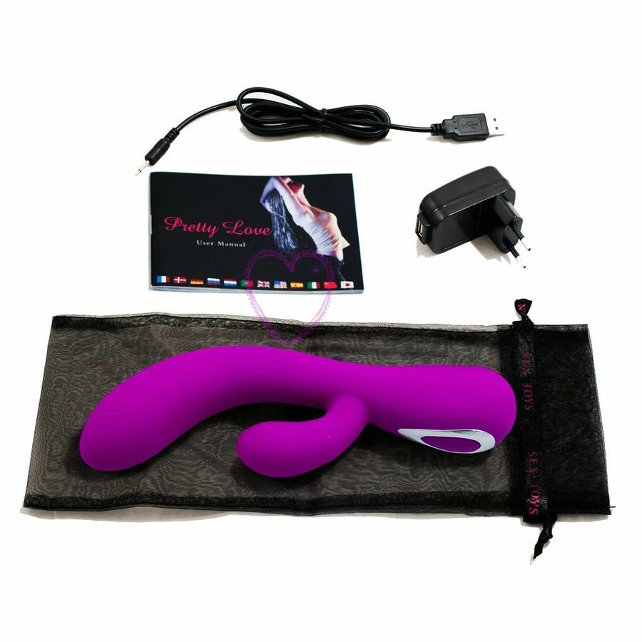 Pretty Love Inteligentny Wibrator Liliowy 18cm - 10 Trybow