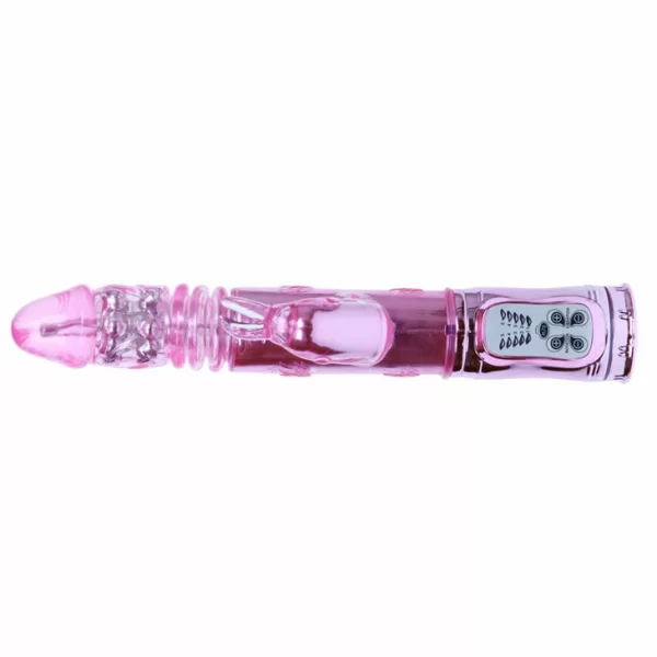 BAILE Throbbing Bunny Pink Rotator Intimate Machine 29cm USB