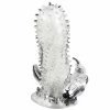 BRAVE MAN Rabbit Extension Sleeve with Vibrating Stimulator 18cm