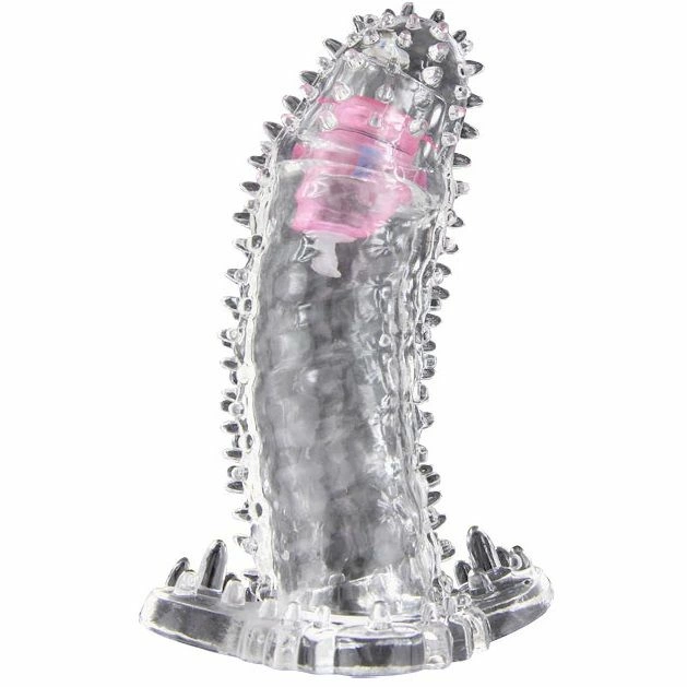 Brave II Man Sensor Extension Flexible Vibrating Sleeve 18cm