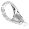 Steel Teardrop Ring 45mm - Hypoallergenic Intimate Accessory