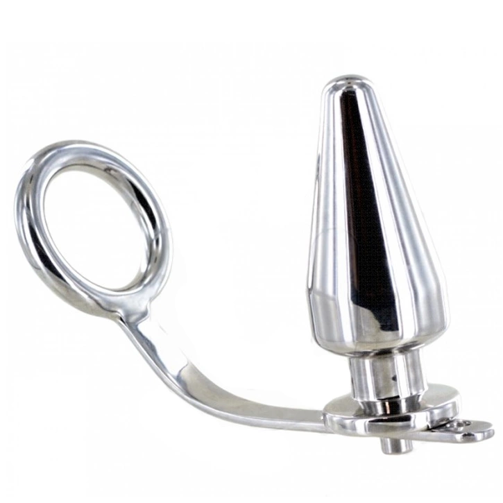 Steel Intimate Ring & Plug System 45mm x 50mm Hypoallergenic