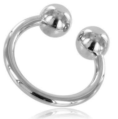 Premium Steel Glans Ring 32mm - Durable Anatomical Design