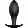 Silicone Plug Anchor 8.5 cm Black - Ergonomic Intimate Accessory