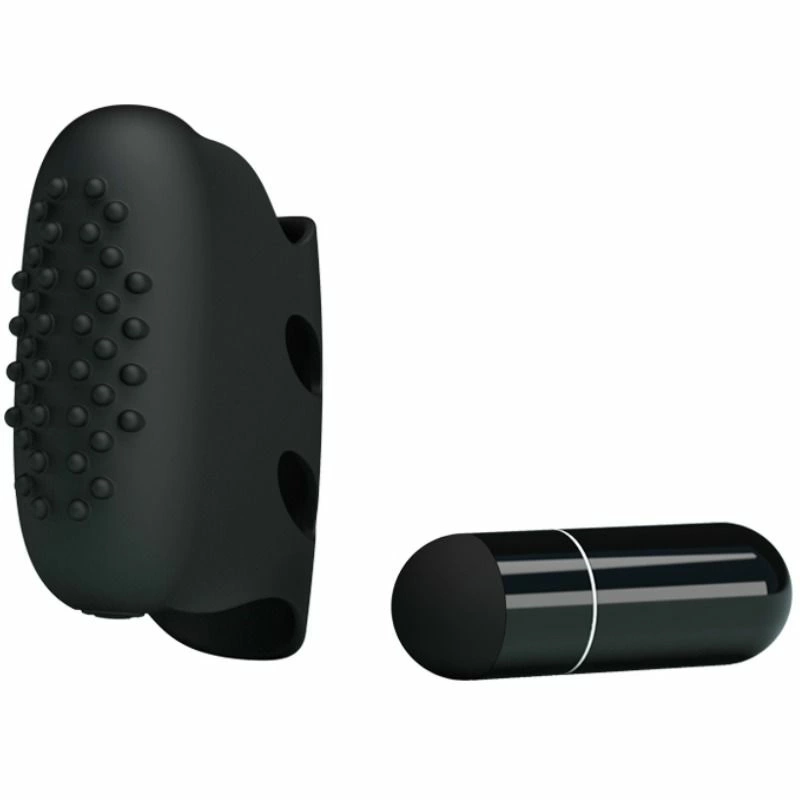 Flirtation Steward Black - Vibrating Silicone Finger Device Flirtation Steward Black - Vibrating Silicone Finger Device