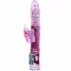 Rechargeable Rotating Vibrator with Butterfly Stimulator