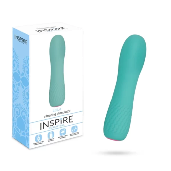 Essential Leila Turquoise Flexible Rechargeable Silicone Model