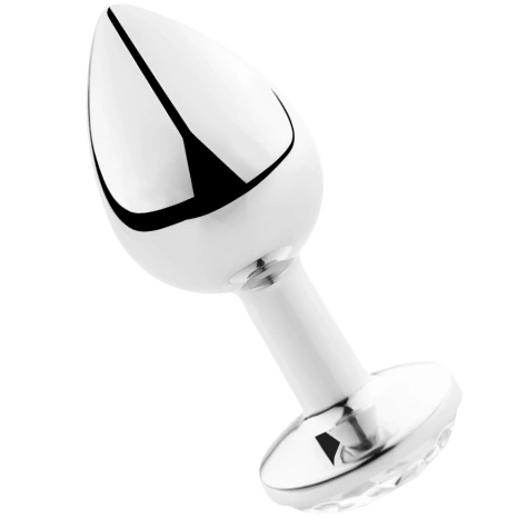 Secret Play Aluminum Intimate Plug Transparent 8 cm - Durable & Waterproof
