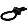 POTENZDUO Silicone Black Adjustable Ring Size