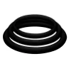 PotenzDuo Plus Set - 3 Black Silicone Support Rings S/M/L