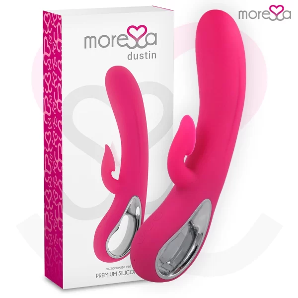 Dustin Dual-Action Silicone Wave Vibrator with Suction