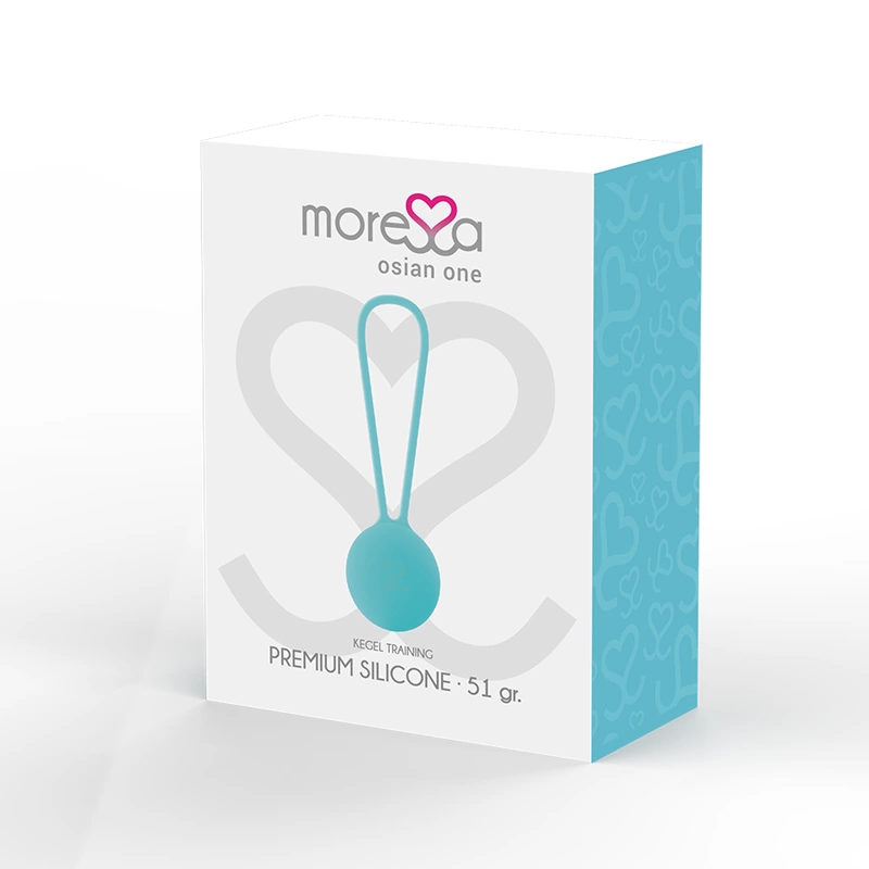 Moressa Osian One Kulki do Ä†wiczeÅ„ Silikon Turkusowy 51g 34mm