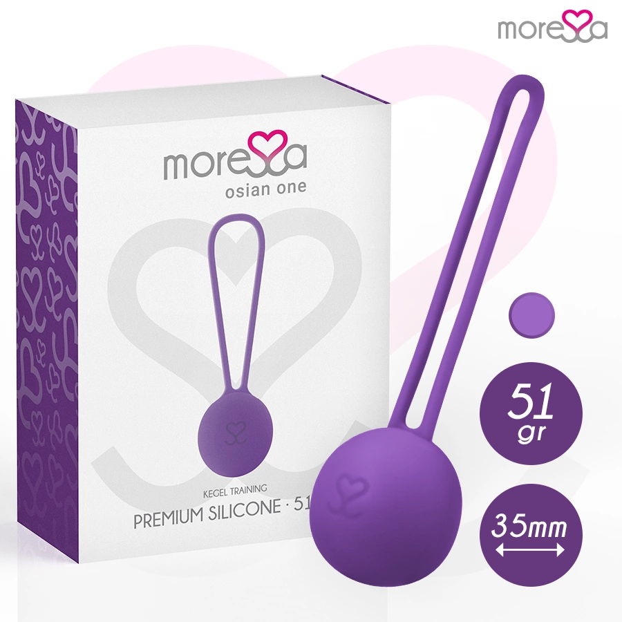 Osian One Silicone Pelvic Floor Trainer Ball Lilac 34mm 51g