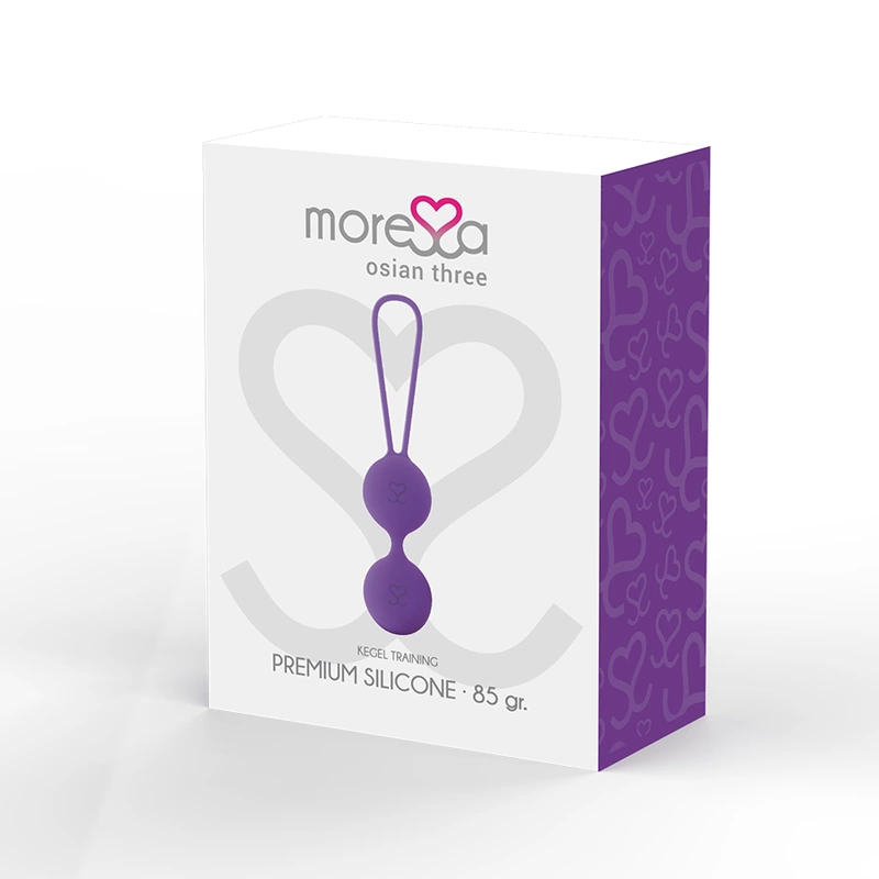Moressa Osian Three Premium Lilak - kulki treningowe silikonowe 85g Moressa Osian Three Premium Lilak - kulki treningowe silikonowe 85g