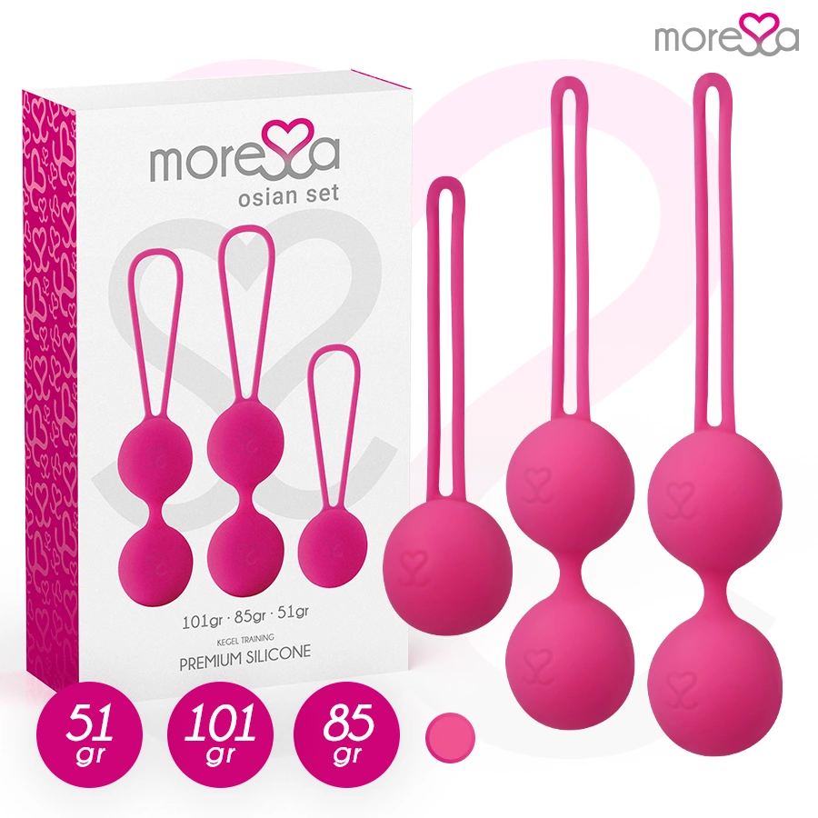 Osian Set Premium Silicone Pink - Pelvic Floor Training Trio