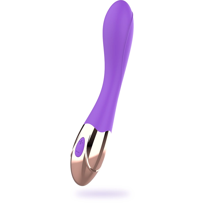 Sunny Rechargeable Silicone Dual-Motor Vibrating Device Lilac/Gold