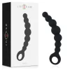 Anal Beads Max Black - Flexible Silicone Bead System 18.5cm