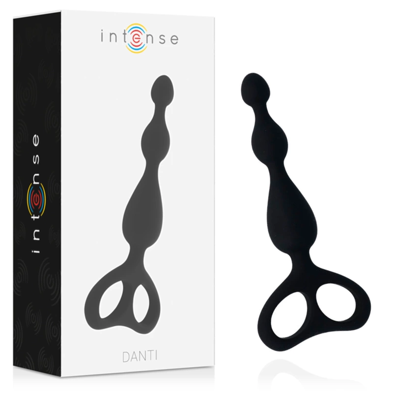Danti Black Silicone Anal Plug 17.5 cm Body-Safe Material