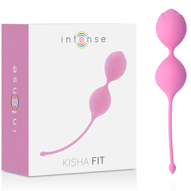 Kisha Fit Silicone Pelvic Floor Trainer Pink 84g 3.5x20cm