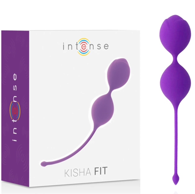 Kisha Fit Silicone Pelvic Floor Training Balls Lilac 3.5x20cm
