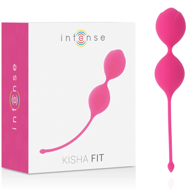 Kisha Fit Silicone Pelvic Floor Exerciser Fuchsia 3.5x20cm