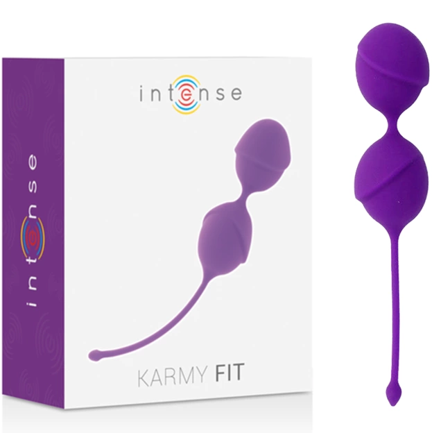 Karmy Fit Kegel Silicone Balls Lilac 20cm - Pelvic Floor Trainer