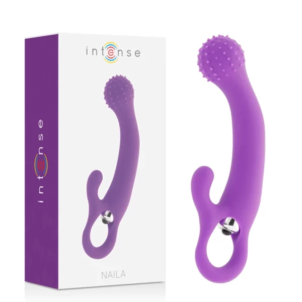 Naila Vibrating Silicone Device Lilac 17.5cm Waterproof