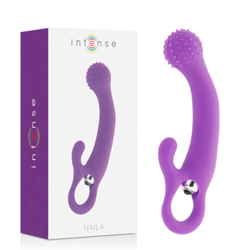 Naila Vibrating Silicone Device Lilac 17.5cm Waterproof