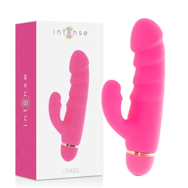 Crass 20-Speed Silicone System Pink 17.5cm Ergonomic Design