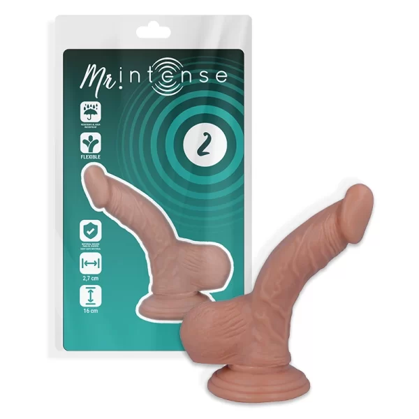 Model 2 Anatomical Intimate Device 16cm Beige with Suction Cup